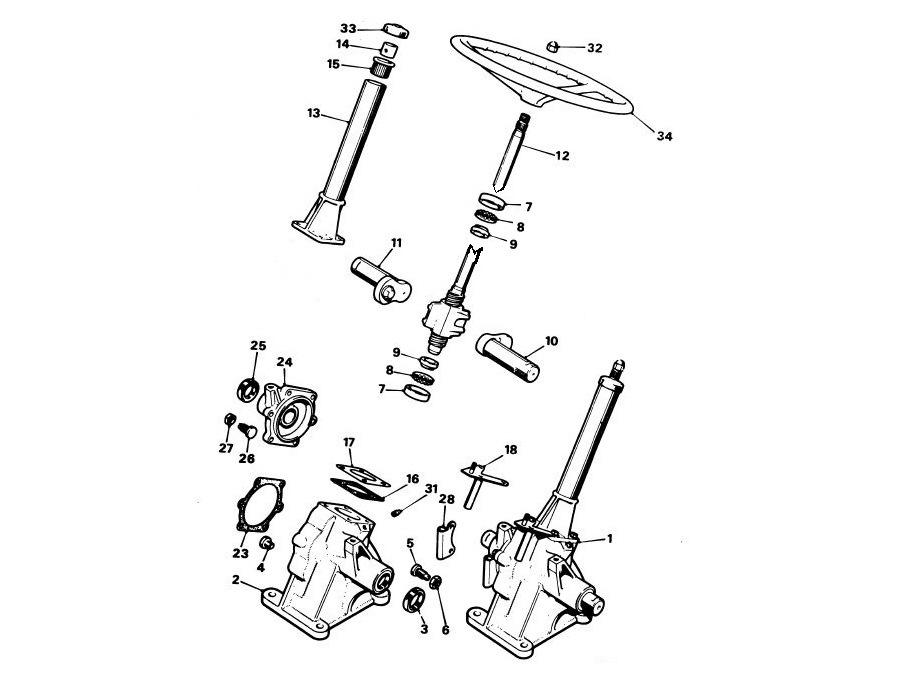 27H4711 Dome nut Tractor Spare Parts